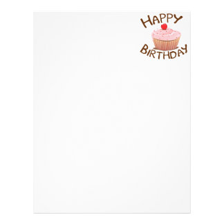 Happy Birthday Letterhead | Zazzle