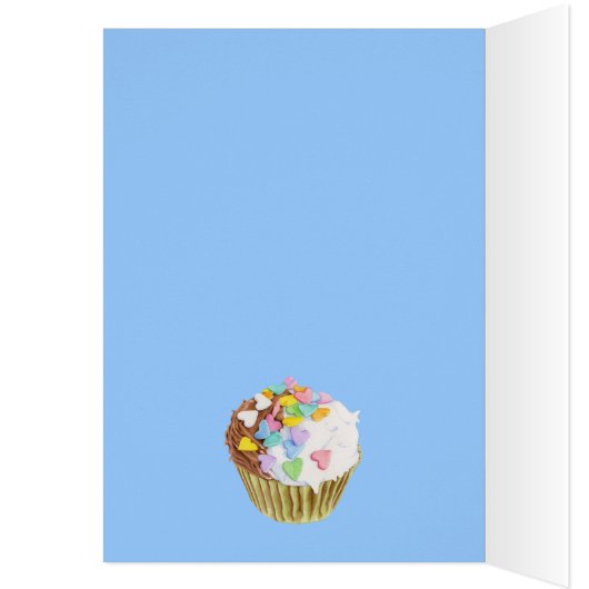 Cupcake Hearts Card (Inside (Left))