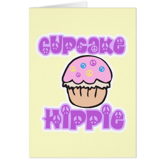 Cupcake Hippie Cards (Front)