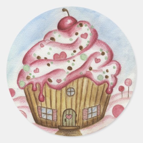 Cupcake House Stickers 