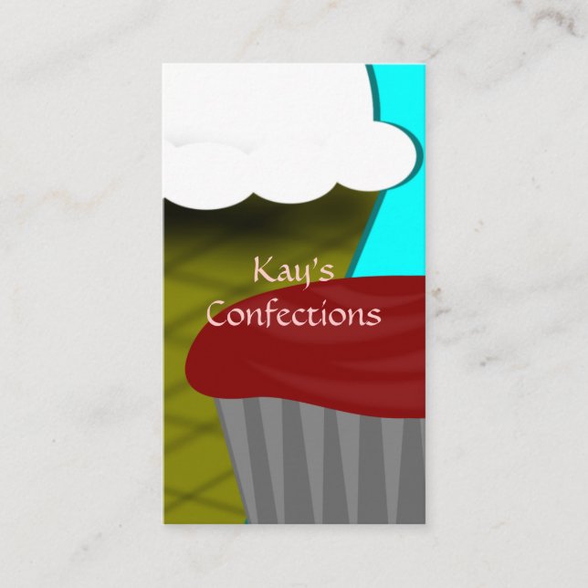 Cupcake Ice cream Business Card (Front)