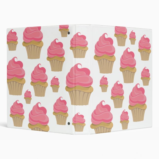 Cupcake Illustrated Binder (Background)