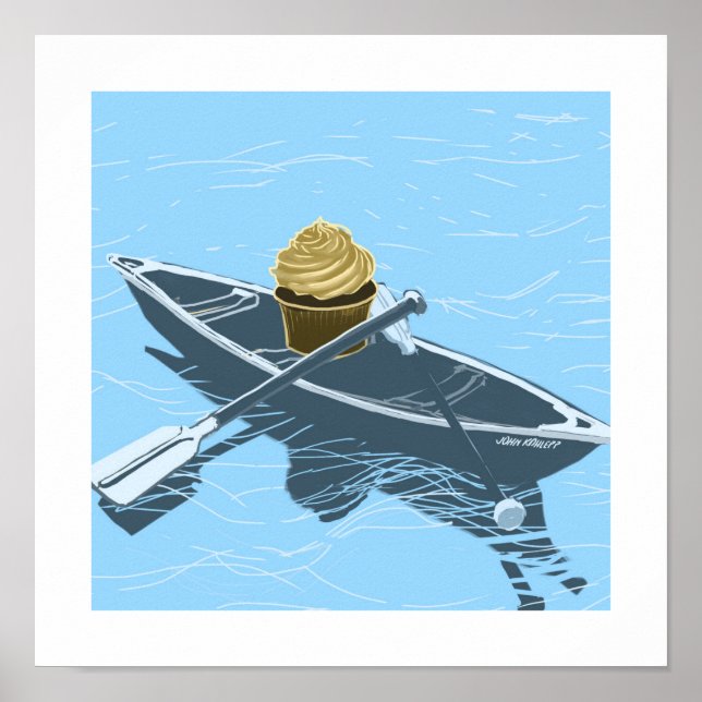Cupcake in a Canoe print (Front)