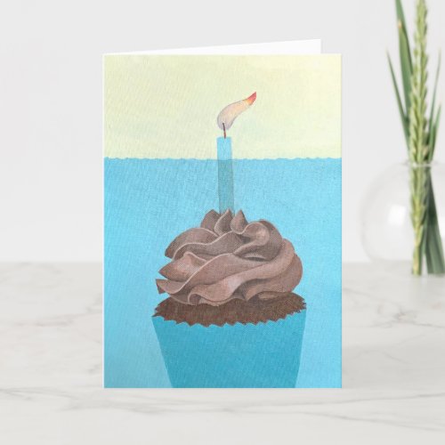 Cupcake in Water 2 Card