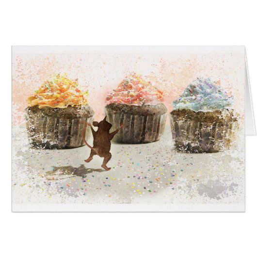 Cupcake Joy Cards (Front Horizontal)