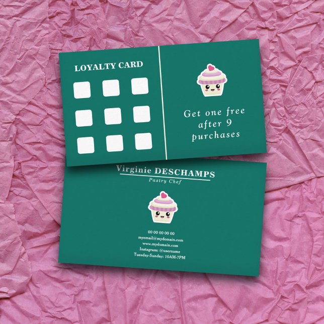 Cupcake Kawaii Loyalty Card (Cupcake Kawaii Loyalty Card)