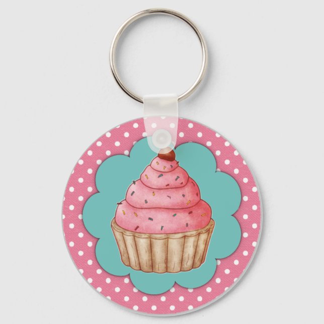 Cupcake Keychain (Front)