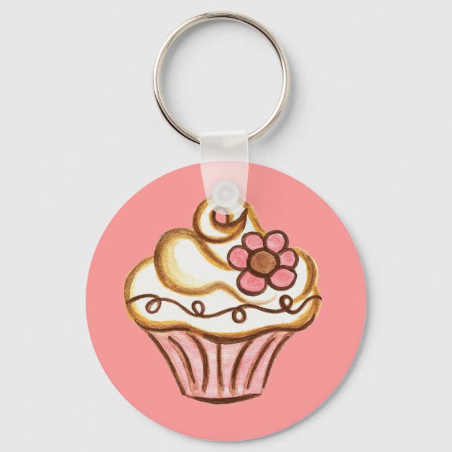 Cupcake Keychain (Front)