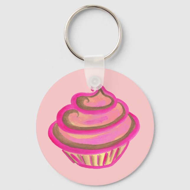 Cupcake Keychain (Front)