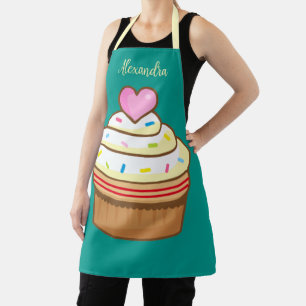 Cupcake Kids NAME baking apron retro