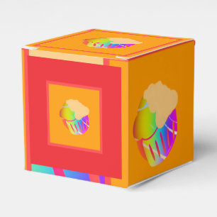 Cupcake Kids Party  Favor Boxes