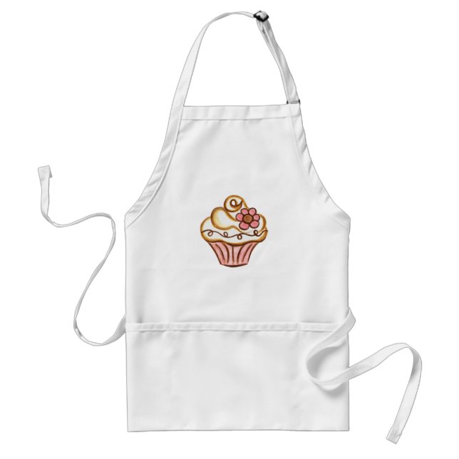 Cupcake Kitchen Bakery Baking Apron Gift (Front)