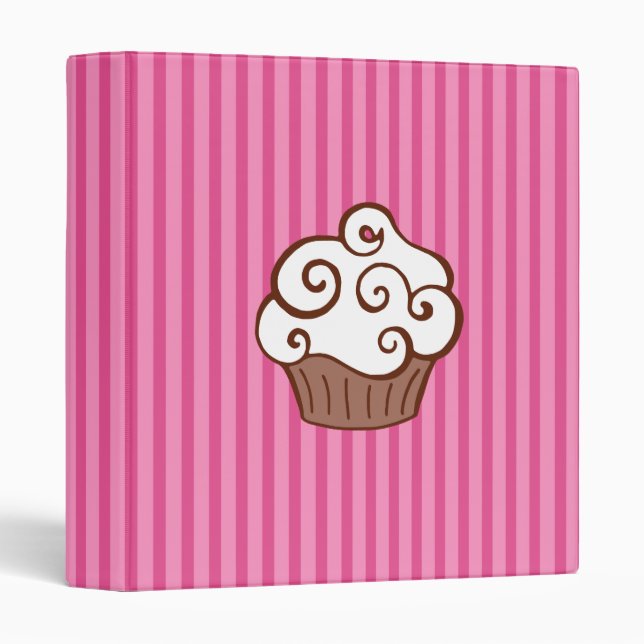 Cupcake Kitchen School Recipe Binder Gift (Front/Spine)