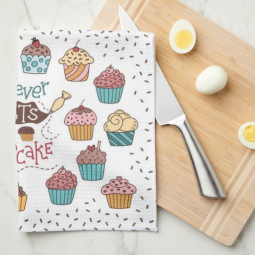 Cupcake Kitchen Towel Zazzle