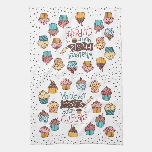 Cupcake Kitchen Towel Zazzle