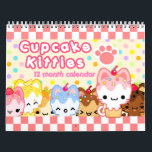 Cupcake Kitties Calendar<br><div class="desc">A cute calendar featuring twelve different flavors of Cupcake Kitties!</div>