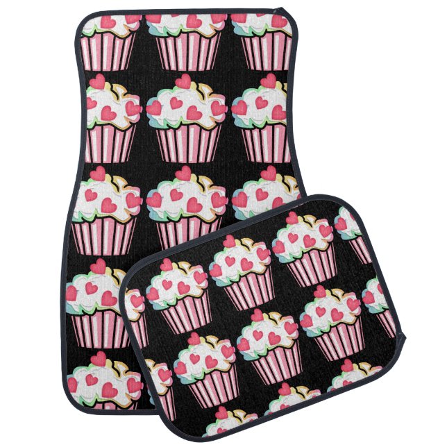 Cupcake Love Car Mat (Set)