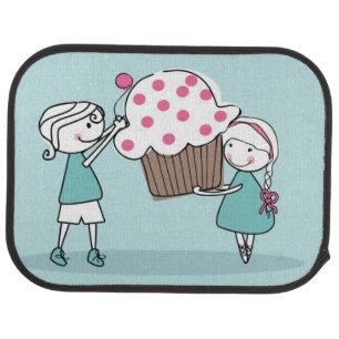 Cupcake Love Car Mat