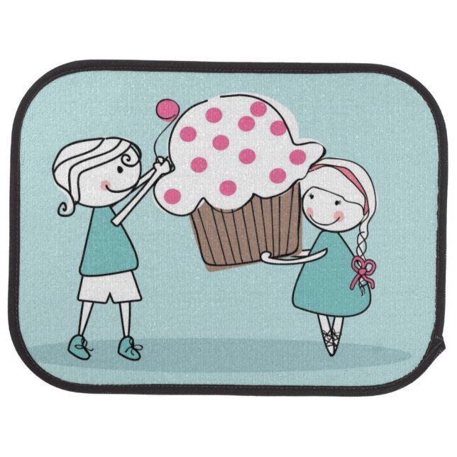 Cupcake Love Car Mat (Rear)