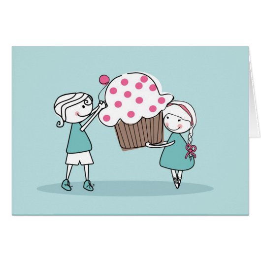 Cupcake Love Cards (Front Horizontal)
