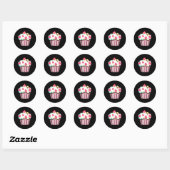 Cupcake Love Classic Round Sticker (Sheet)
