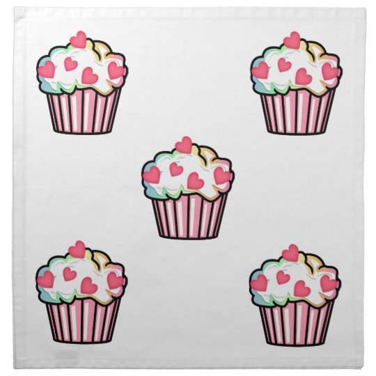 Cupcake Love Cloth Napkin