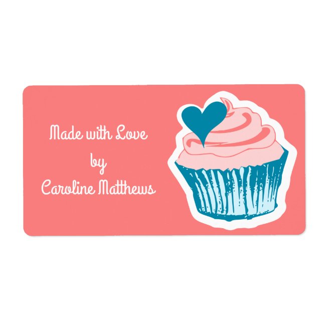 Cupcake Love custom text labels (Front)