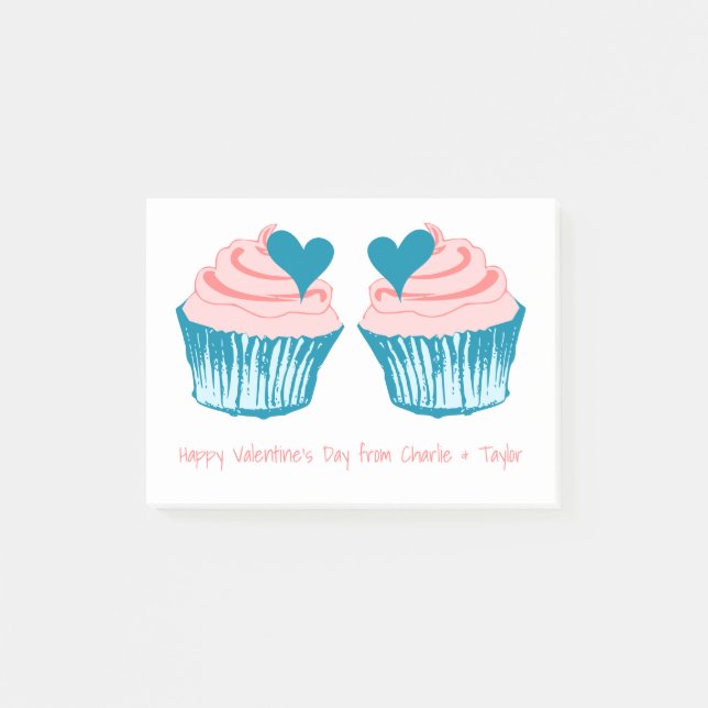 Cupcake Love custom text notes (Front)
