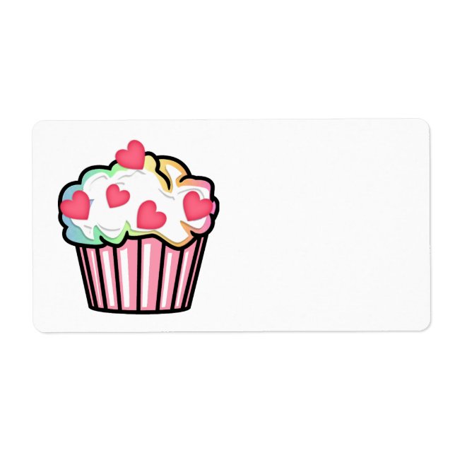 Cupcake Love Label (Front)
