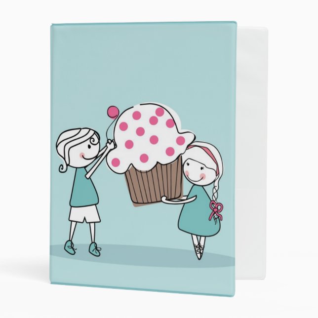 Cupcake Love Mini Binder (Front/Inside)