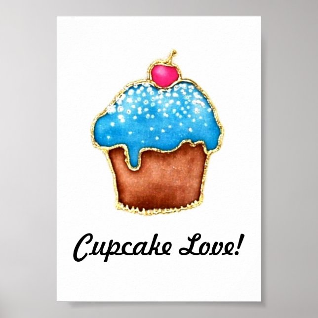 Cupcake Love Poster (Front)