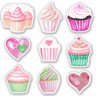 Cupcake Love Stickers - Collection 1