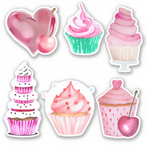 Cupcake Love Stickers _ Collection 3