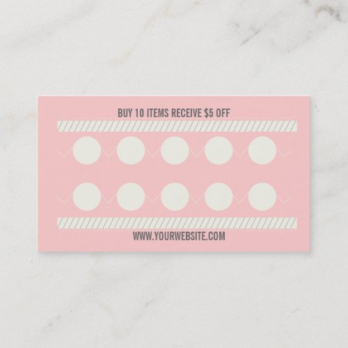 Cupcake Loyalty Business Card