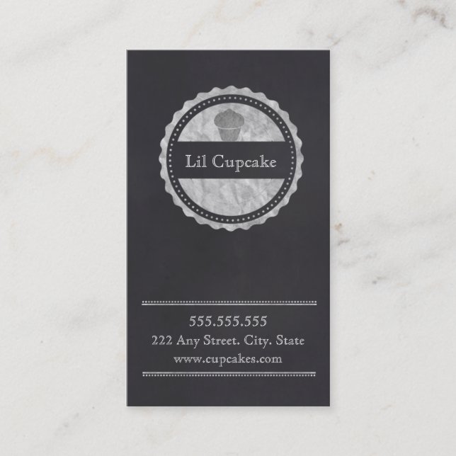 Cupcake Loyalty Business Card (Front)