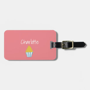 Cupcake Luggage Tag