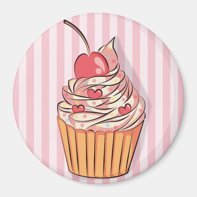 Cupcake Magnet (Front)