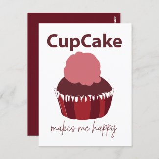 Cupcake Makes Me Happy Cupcake