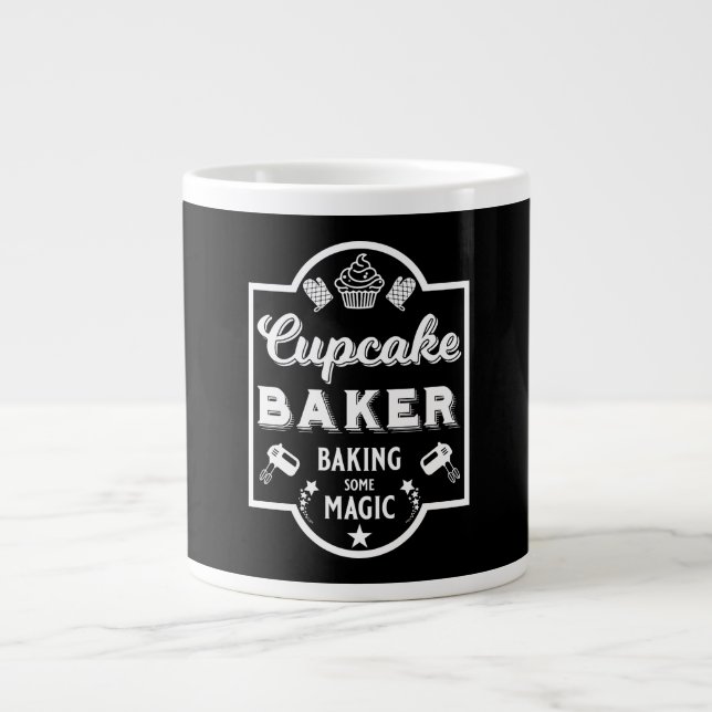 Cupcake Master Baker Giant Coffee Mug (Front)
