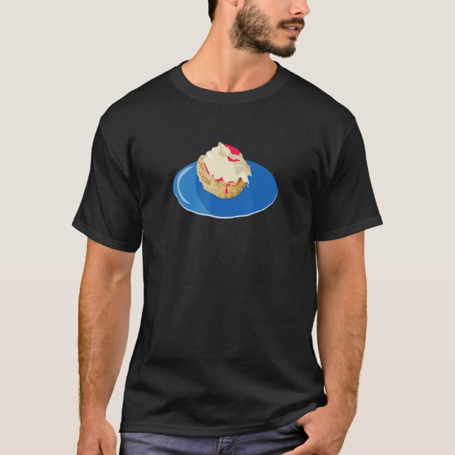 Cupcake muffin cake frosting baking design gift id T-Shirt (Front)