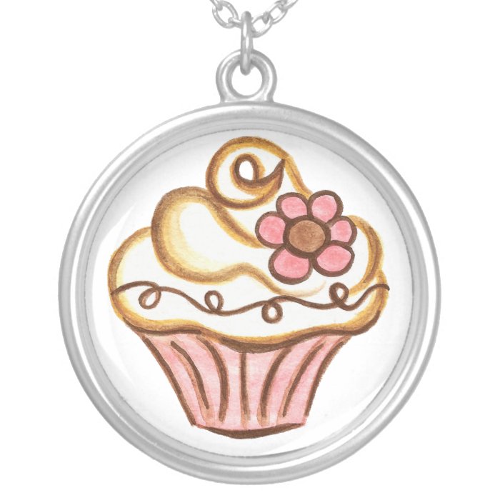 Cupcake Necklace