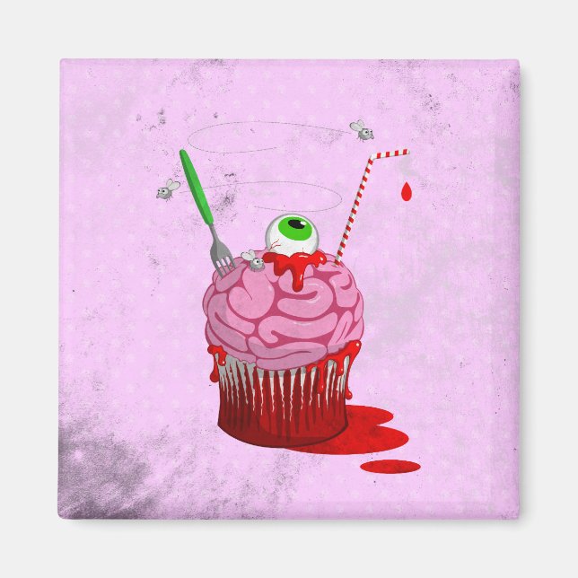 Cupcake Of The Dead Magnet (Front)