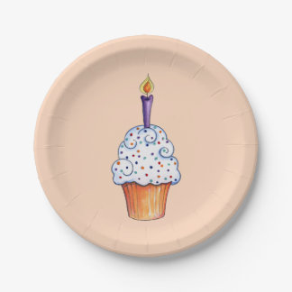 Cupcake Paper Plates