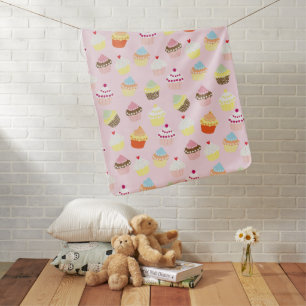 Cupcake Party Baby Blanket