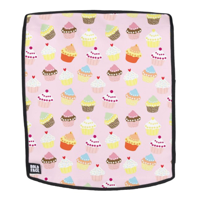 Cupcake Party Backpack #2 Face (Removable Face)