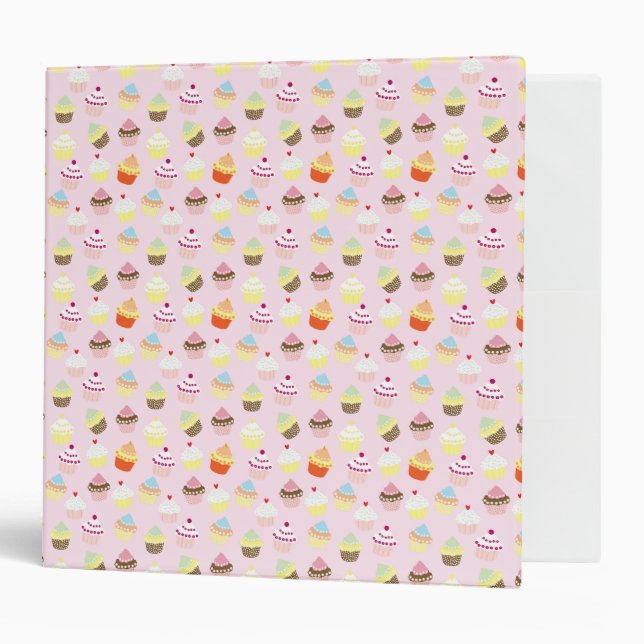 Cupcake Party Binder (Front/Inside)