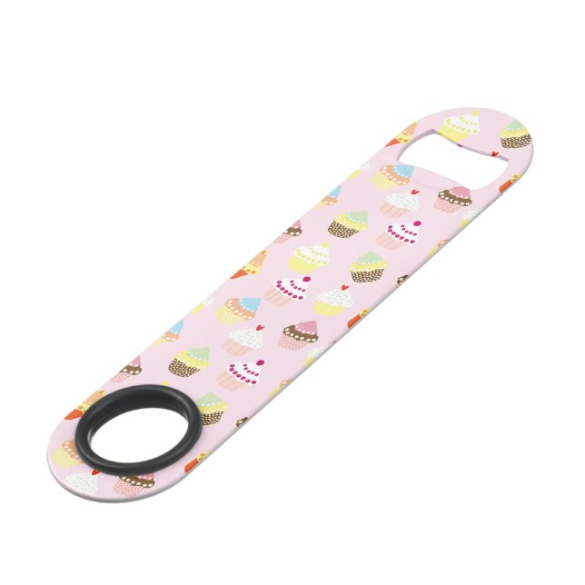 Cupcake Party Bottle Opener (Front Angled)