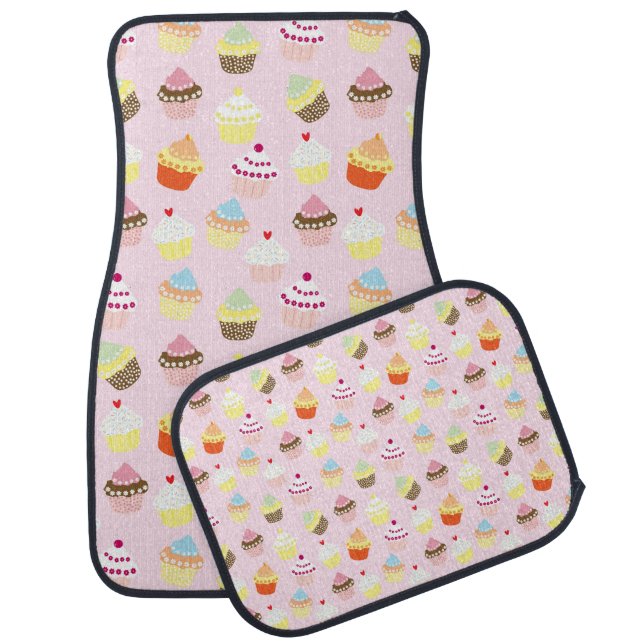 Cupcake Party Car Mats (Set)