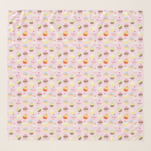 Cupcake Party Chiffon Scarf