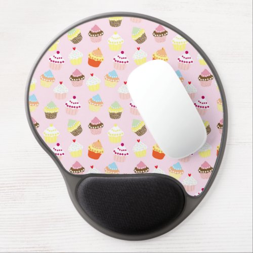 Cupcake Party Gel Mousepad